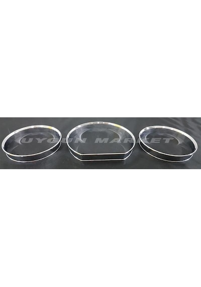 Mercedes Gösterge W124 Krom Kadran Halka W124 Gösterge Çerçeve...