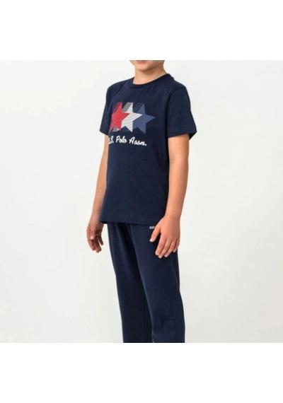 U.s.polo U.s. Polo Kısa Kol Pijama Takım Us2441-4 Lacivert