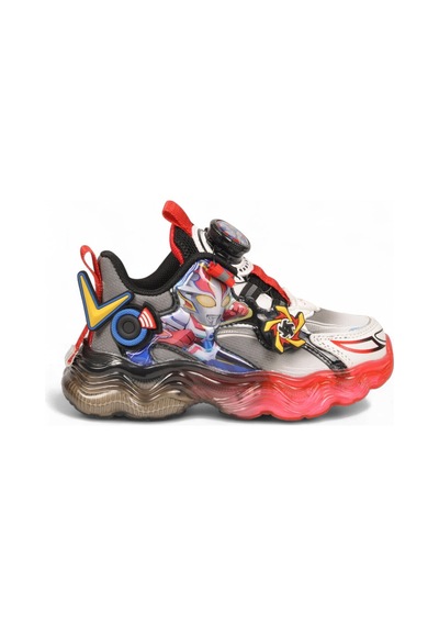 Marcokids Akıllı Bağcıklı Hafif Rahat Tabanlı Kırmızı Unisex Çocuk Spor Ayakkabı Sneaker Kalen P