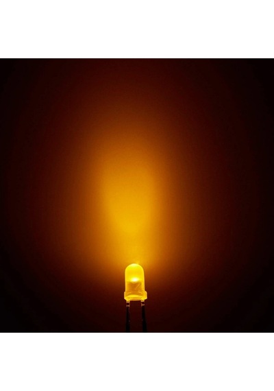 3mm Led Sarı Diyot Diffused 1 Adet