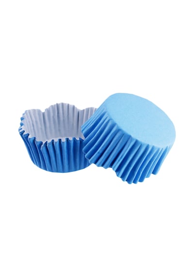 Cupcake Kalıbı Pet Kapsül Dalgalı Kek Kalıbı 65X38 Mm 100 Adet N11.1129