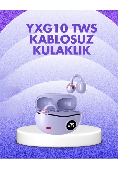 Yxg10 Kablosuz Kulaklık Bluetooth 5.4, Dokunmatik, Led Ekranlı Şarj Kutusu Diğer