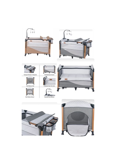 Öykü Bebek Dunyasi Yeni Doğan Bebek Çeyiz Seti Full Set Park Beşik+bebek Arabası+puset+mama Sandalyesi+yürüteç