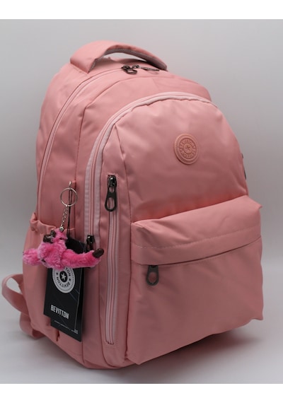 Modern Günlük Okul Sırt Çantası Suya Dayanıklı Unisex Okul Çantası 2500 Yeşil Pembe