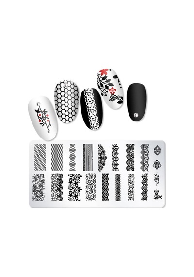 Pop Beauty Nail Art Stampa Plakası Stamper Desen Baskı Paleti Tyc00405666805