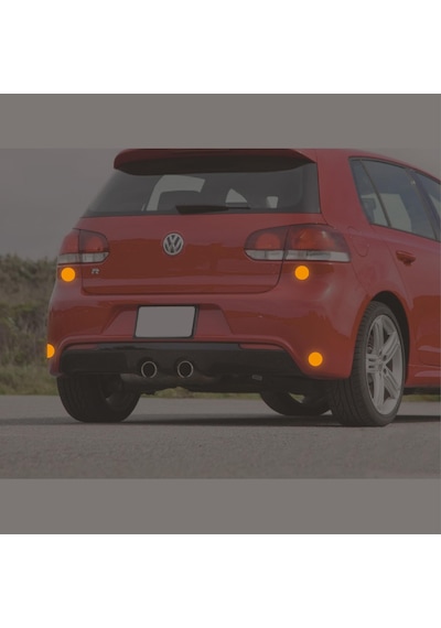 Turuncu Reflective Reflektif Yuvarlak Sticker Paketi 8'li Otomo