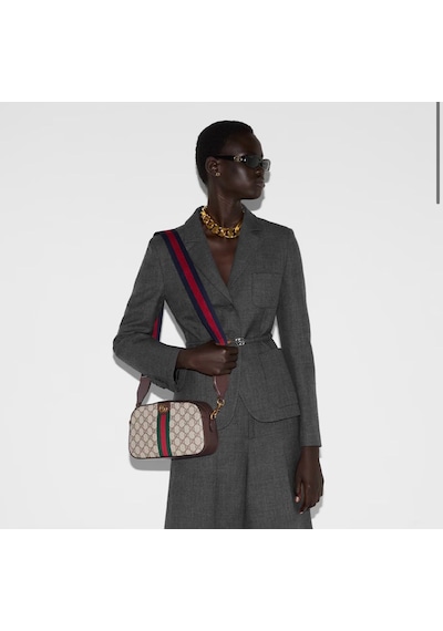 Gucci Ophidia Small Crossbody Bag Kahverengi