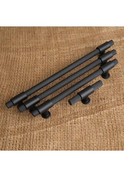 Punch Kulp Mobilya Dolap Mutfak Çekmece Kulbu Mat Siyah 224 Mm 1 Adet