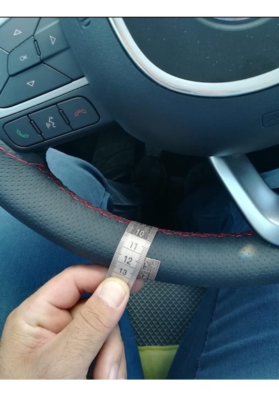 Fiat Fiorino Doblo 11 Cm Üniversal Dikmeli Direksiyon Kılıfı Der Siyah