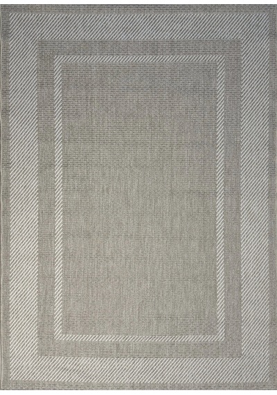 Mess Modern Dekoratif Yumuşak Dokulu Sisal Halı 3948 Krem Vizon Çok Renkli