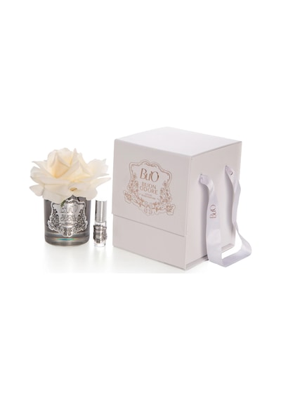 Füme Cam Silver Tek Gül Luxury Home Perfume Pudra