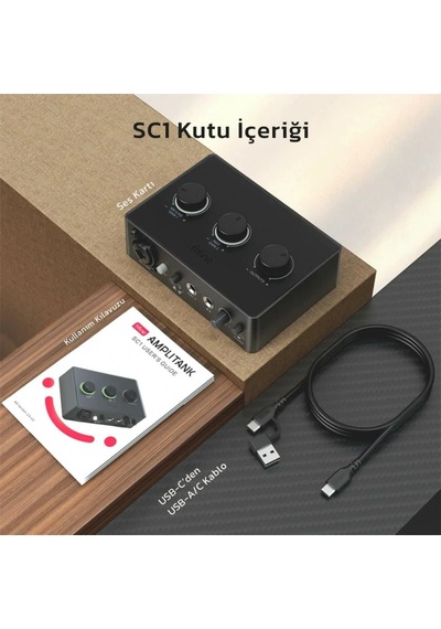 Fifine Ampli1 Sc1 Usb Ses Kartı