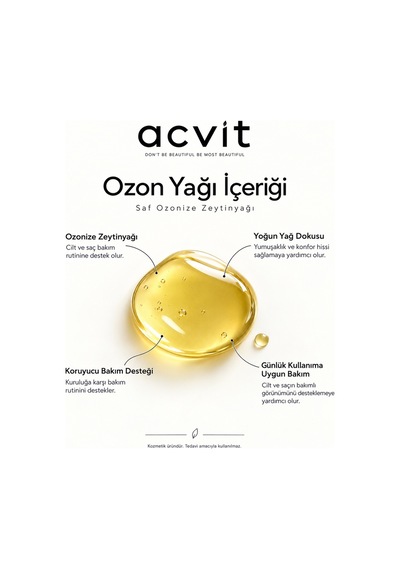 Acvit Koruyucu ve Yenileyici Saf Ozon Yağı 50 ML