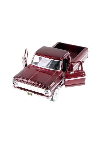 Motormax 1969 Ford F-100 Pickup 1/24 Ölçek Bordo Model Araba