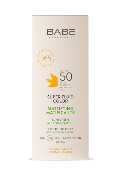 Babe Sunscreen Mattifying Super Fluid Color - Matlaştırıcı Renkli Güneş Kremi
