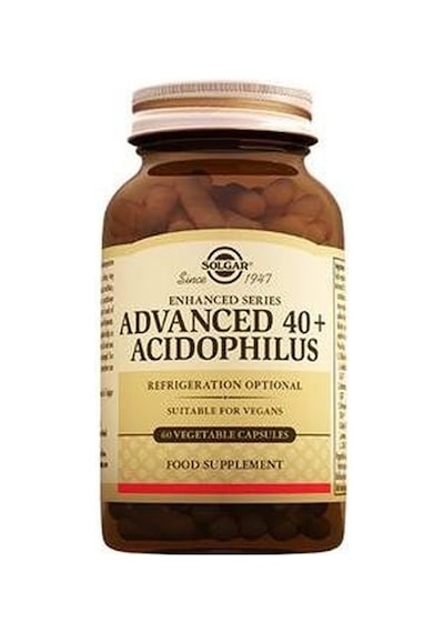 Solgar Advanced 40+ Acidophilus Gıda Takviyesi 60 Kapsül