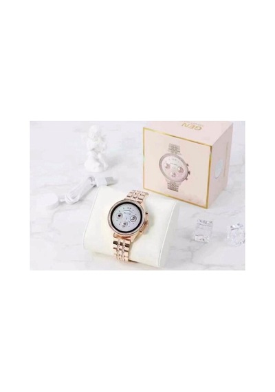 Watch Diamond Series 42mm Kadınlara Özel Taşlı Akıllı Saat Kablosuz Şarj