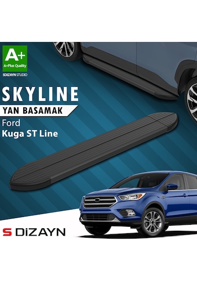 S-dizayn Ford Kuga 2 St-line Skyline Siyah Yan Basamak 183 Cm 2017-2019 A+ Kalite