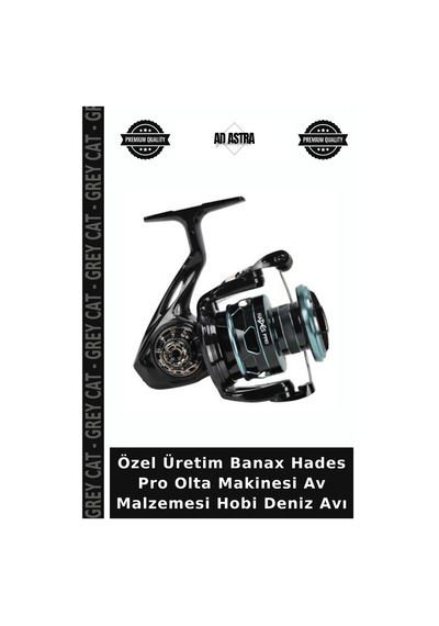 Özel Üretim Banax Hades Pro Olta Makinesi Av Malzemesi Hobi Deniz Avı 3000