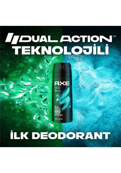 Erkek Sprey Deodorant Apollo 48 Saat Etkileyici Koku Vücut Spreyi 150 Ml 6 Adet Bskaxeapollo6