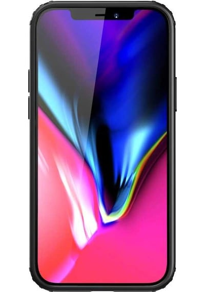 Apple Uyumlu iPhone 12 Pro Max Kılıf Zore Volks Kapak-Siyah