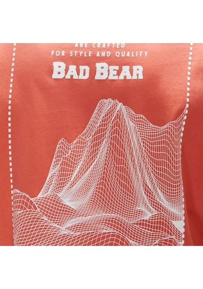 Bad Bear Eddy Erkek Kırmızı Tişört