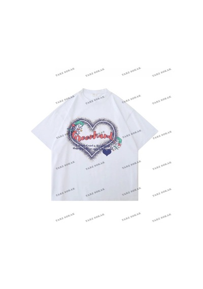 Y2k Unisex Harajuka Anime Retro Kawai Kuromi T-shirt Kod Rertr Tarzsokak 6647 Beyaz
