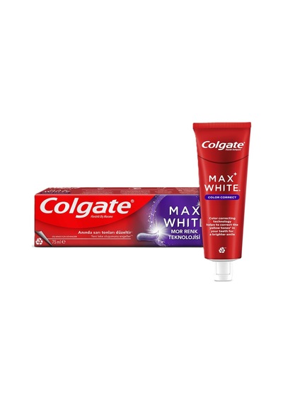 Colgate Max White Purple Reveal Diş Macunu 75 Ml - 8 Adet Tarı