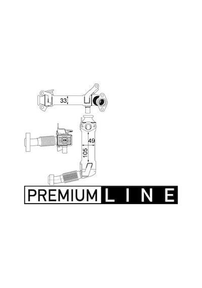 Bmw 120d E87 Egr Sogutucusu 2004-2011 M47d20 N47d20a Mahle Ce21000p
