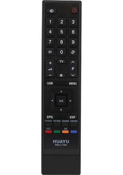 Huayu Kl Rm-L1106 3D Toshıba Lcd-Led Tv Kumanda  Blisterli