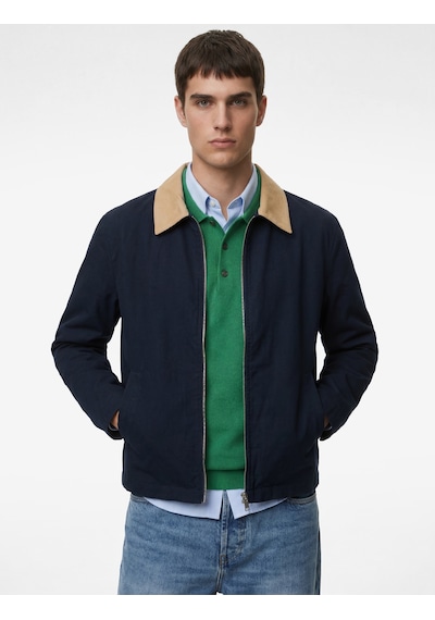Koton Regular Fit Uzun Kollu Renk Kontrastlı Gömlek Yaka Pamuklu Fermuarlı Gabardin Ceket Lacivert 6sam20011ıw Koton Regular Fit Uzun Kollu Renk Kontrastlı Gömlek Yaka Pamuklu Fermuarlı Gabardin Ceket Lacivert 6sam20011ıw