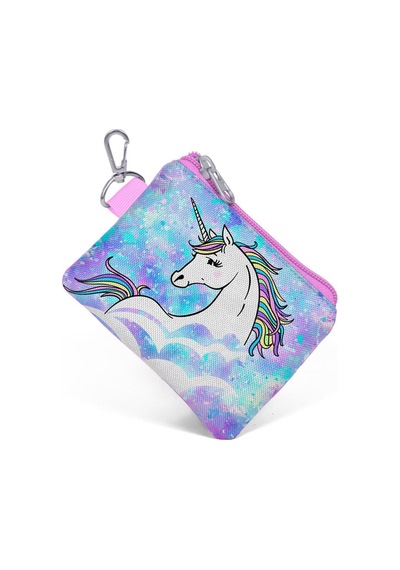 Coral High Derin Mavi Unicornlu Bozuk Para Çantası 21775