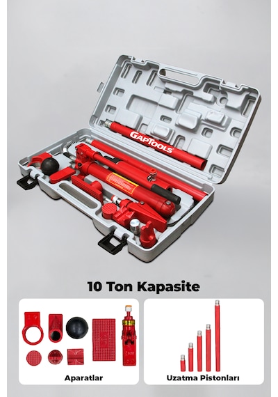 Gaptools Oto Doğrultma Hidrolik 10 Ton Gpt110