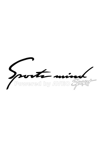Sports Mind Chevrolet Aveo Sports Sticker 17x17 Cm Siyah