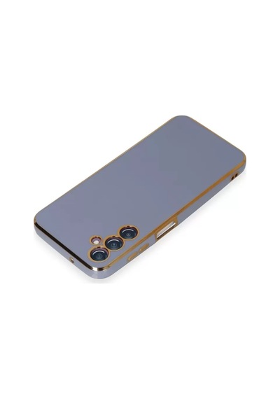 Newface Samsung Galaxy M14 5g Kılıf Volet Silikon - Mavi