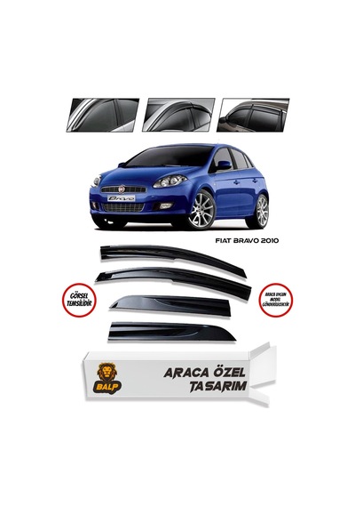 Fiat Bravo Cam Rüzgarlığı 4lü 2010 ve Üzeri