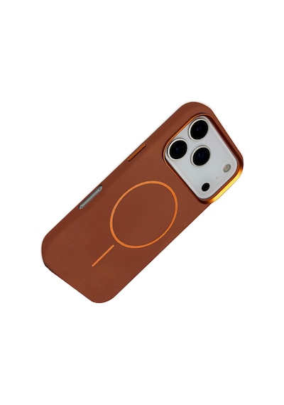 Joko Apple İphone 17 Pro Max Uyumlu Luno Deri Magsafe Kapak - Kahverengi