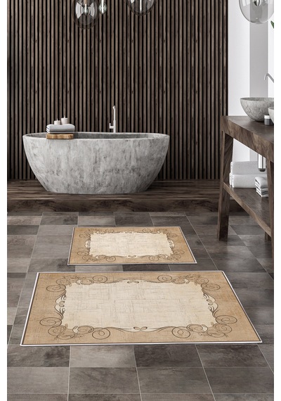 Alanur Trend Kaymaz Taban Dijital Banyo Takımı Kt486 Vizon