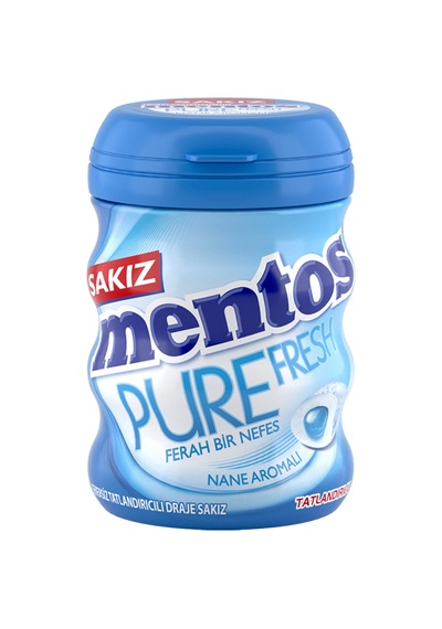 Mentos Pure Fresh Nane Aromalı Draje Sakız 60 G - 7 Adet Tarı