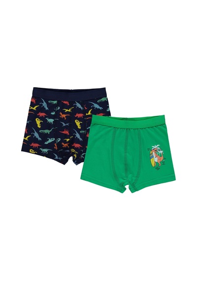 Civil Boys Trex 2-10 Yaş Erkek Çocuk 2'li Boxer - Standart
