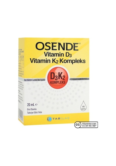 Osende D3 + K2 Kompleks 20 ML Damla