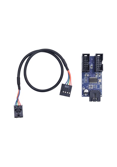 Anakart İç Usb Hub 9 Pin Header 1x2 Çoğaltıcı Port Genişletici Panel Rgb Dişi