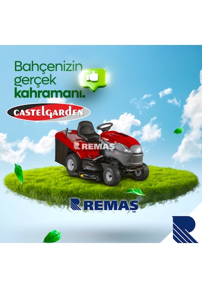 Castelgarden XC 48 İtmeli Benzinli Çim Biçme Makinesi 46 CM