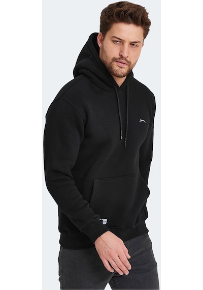 Slazenger OLTA IN Erkek Sweatshirt Siyah