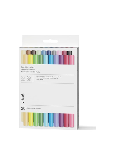 Cricut 2011824 Explore Maker Çift Uçlu 0.4 Mm-1.0mm Marker Ulti Diğer