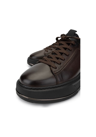 Tamer Tanca Erkek Hakiki Deri Kahverengi Sneakers & Spor Ayakkabı 381 20550 Erk Ayk Sk24-25 Kahve Anl Kahverengi