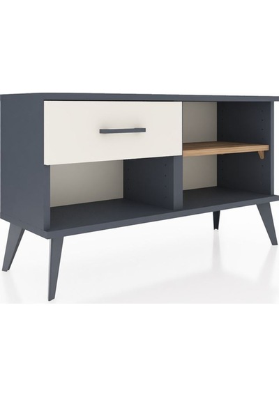 Arges Şifonyer Tek Raflı Tek Çekmeceli 88x30x48 Antrasit-çam/aytaşı Çam/aytaşı Arges Şifonyer Tek Raflı Tek Çekmeceli 88x30x48 Antrasit-çam/aytaşı Çam/aytaşı