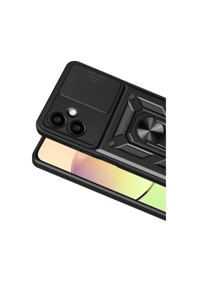 Samsung Galaxy A07 4g İçin Uyumlu Sürgülü Korumalı Yüzüklü Standlı Magnetic Tpu Tank Kapak