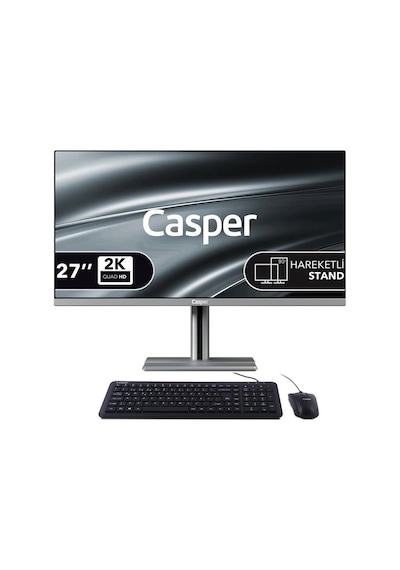 Casper Nirvana A97.210H-BE00X-V-G-K U5-210H 16 GB 500 GB SSD 27" Free Dos AIO Masaüstü Bilgisayar