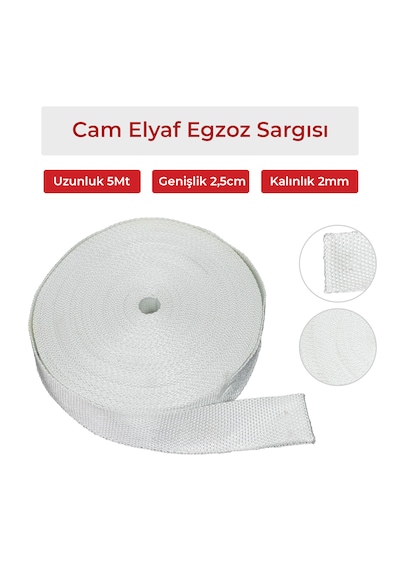 Egsoz Sargısı Cam Elyaf Şerit 2,5cm 5-metre